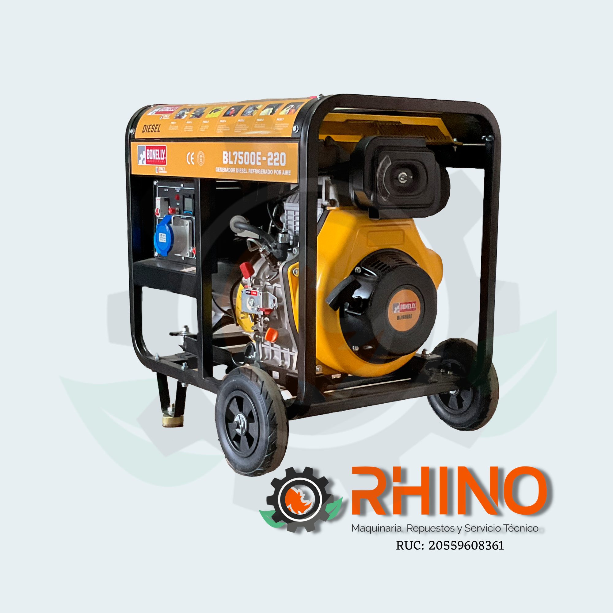 GENERADOR ELECTRICO BONELLY BN 10000 – Rhino Ingenieria